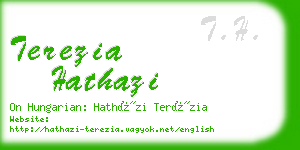 terezia hathazi business card